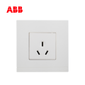 ABB开关插座由悦系列白色一位三极插座 10A